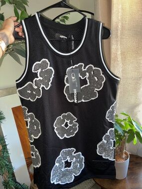 Watson Studios Cotton Wreath Rhinestone Jersey